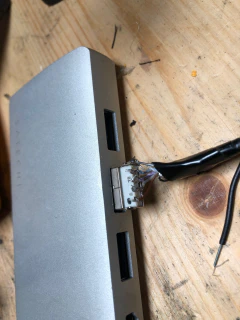 Solder usb connections