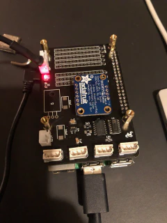 BNO055 installed on raspberry pi via development board