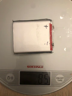 Single battery weight. 85 grams